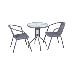 Zestaw mebli ogrodowych HAVANA stolik bistro + 2 krzesła