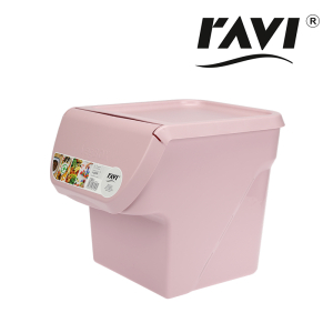 Pojemnik do przechowywania, pojemnik spożywczy 13L VegBox różowy Ravi
