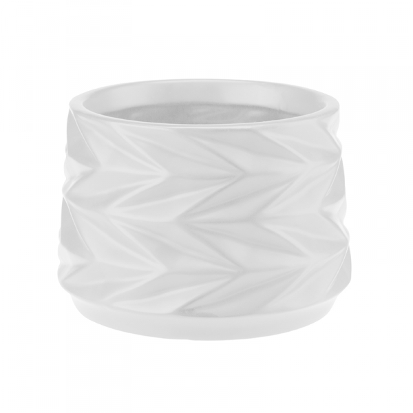 Osłonka ceramiczna SOPHIA biała 13,5x10cm