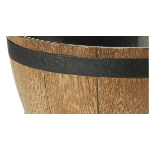 Donica Barrel 33cm, brąz ciemny