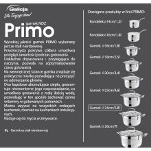 Garnek PRIMO 1,8L