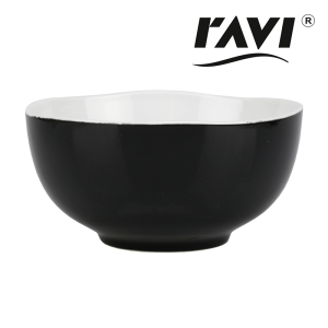 Salaterka porcelanowa ETNA 16cm / 800ml RAVI czarna