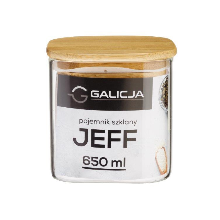 Pojemnik szklany JEFF 650ml