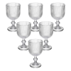 Komplet pokali ryflowanych VELA 400ml 6 sztuk