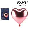 Let's Go Party Balon foliowy HEART pink RAVI