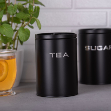 Pojemnik metalowy ALEX TEA czarny