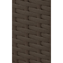Doniczka balkonowa RATTAN 60cm, brąz