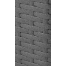 Doniczka balkonowa RATTAN 60cm, grafit