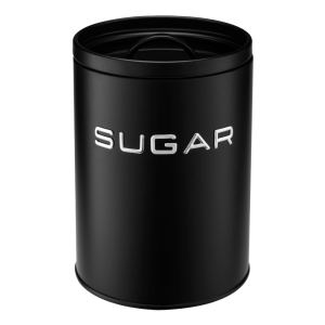 Pojemnik metalowy ALEX SUGAR czarny