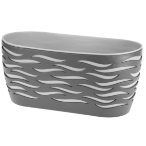 Skrzynka SAHARA DUO 35x17cm antracyt-szara