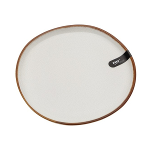 Reactive Glaze Talerz deserowy z kamionki 20,5cm RAVI