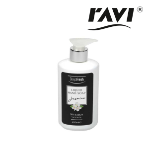 Mydło w płynie z dozownikiem DEEP FRESH, jaśmin 400ml RAVI