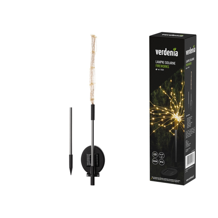 Lampki solarne FIREWORKS 150led