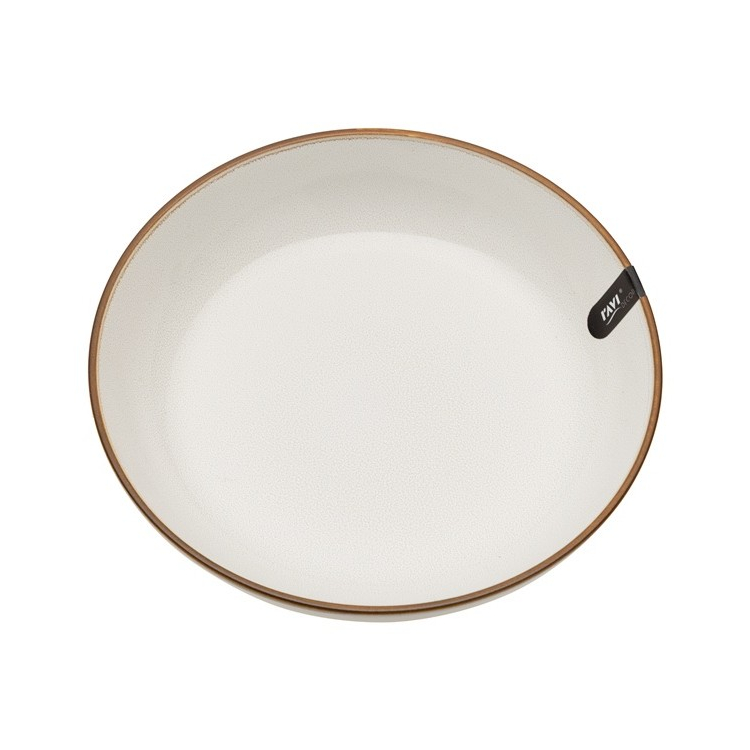 Reactive Glaze Talerz głęboki miska z kamionki 21,5cm RAVI