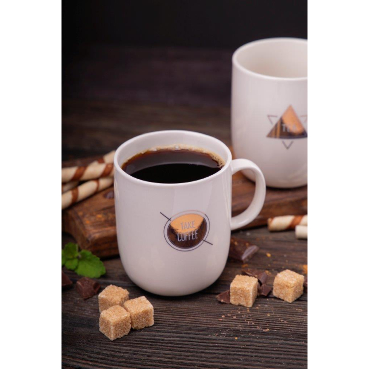 Kubek Coffee or tea 360ml z porcelany RAVI