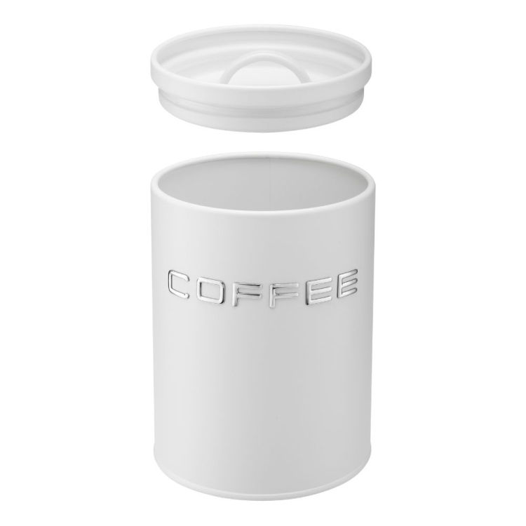 Komplet 3 pojemniki ALEX COFFEE SUGAR TEA biały