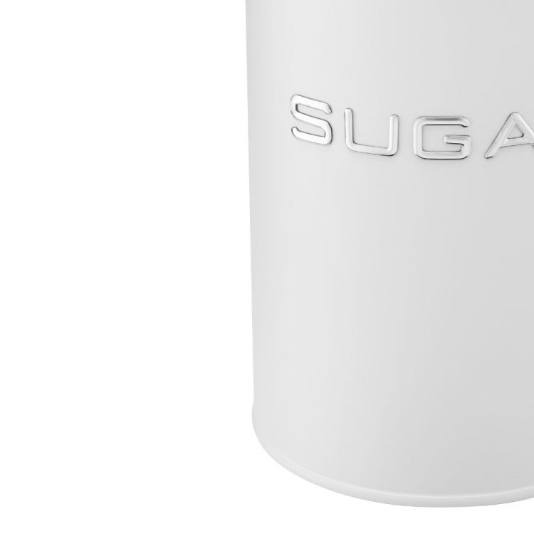 Komplet 3 pojemniki ALEX COFFEE SUGAR TEA biały