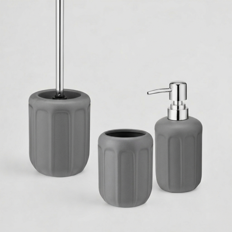 Dozownik na mydło LINO szary