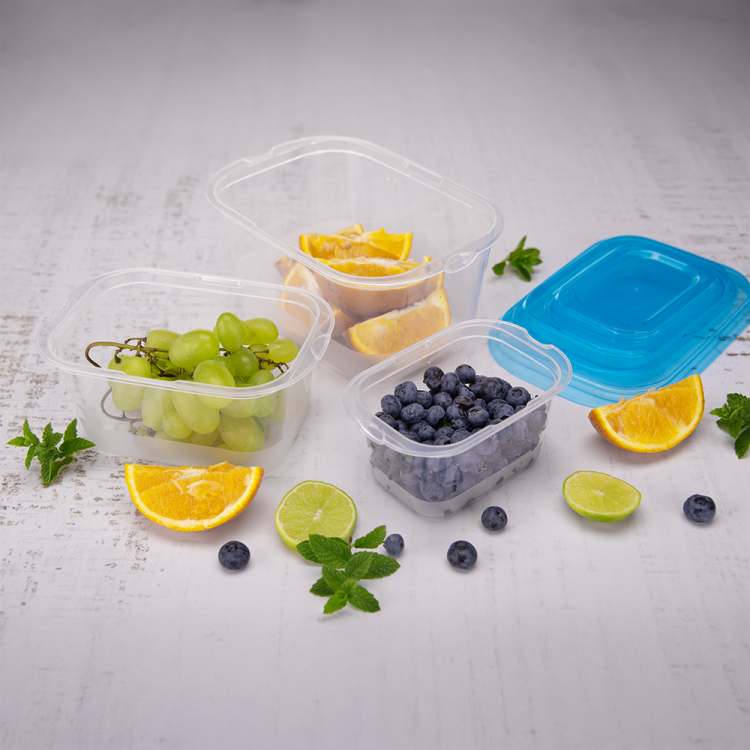 Komplet pojemników prostokątnych VENTI 3 sztuki