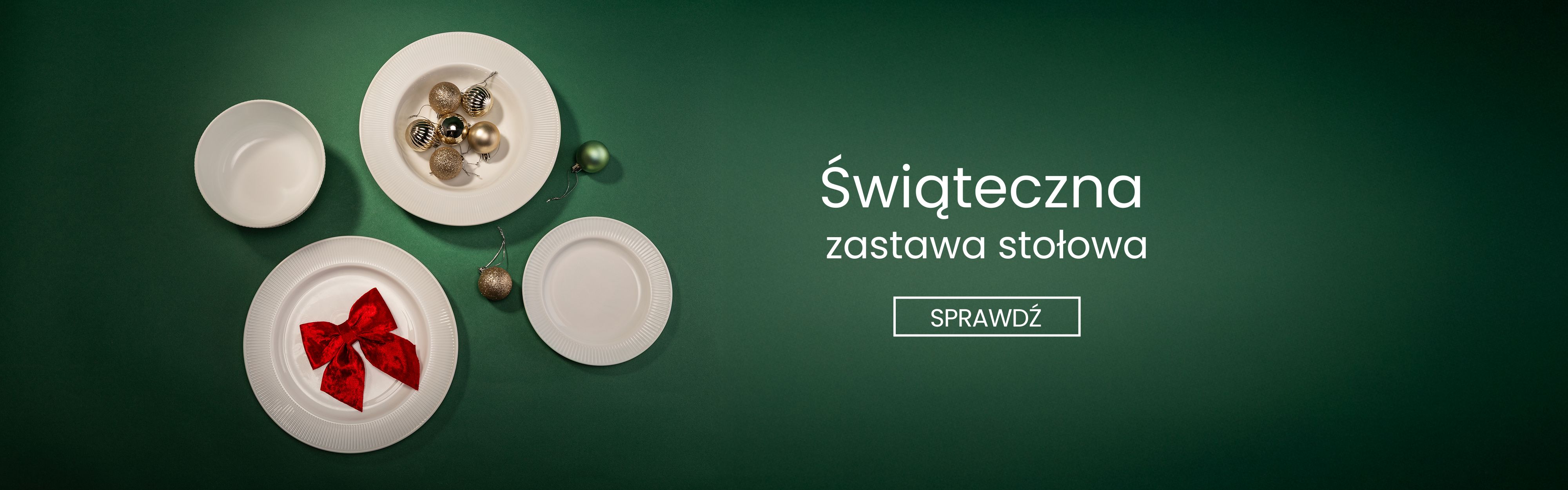 świąteczna zastawa stołowa