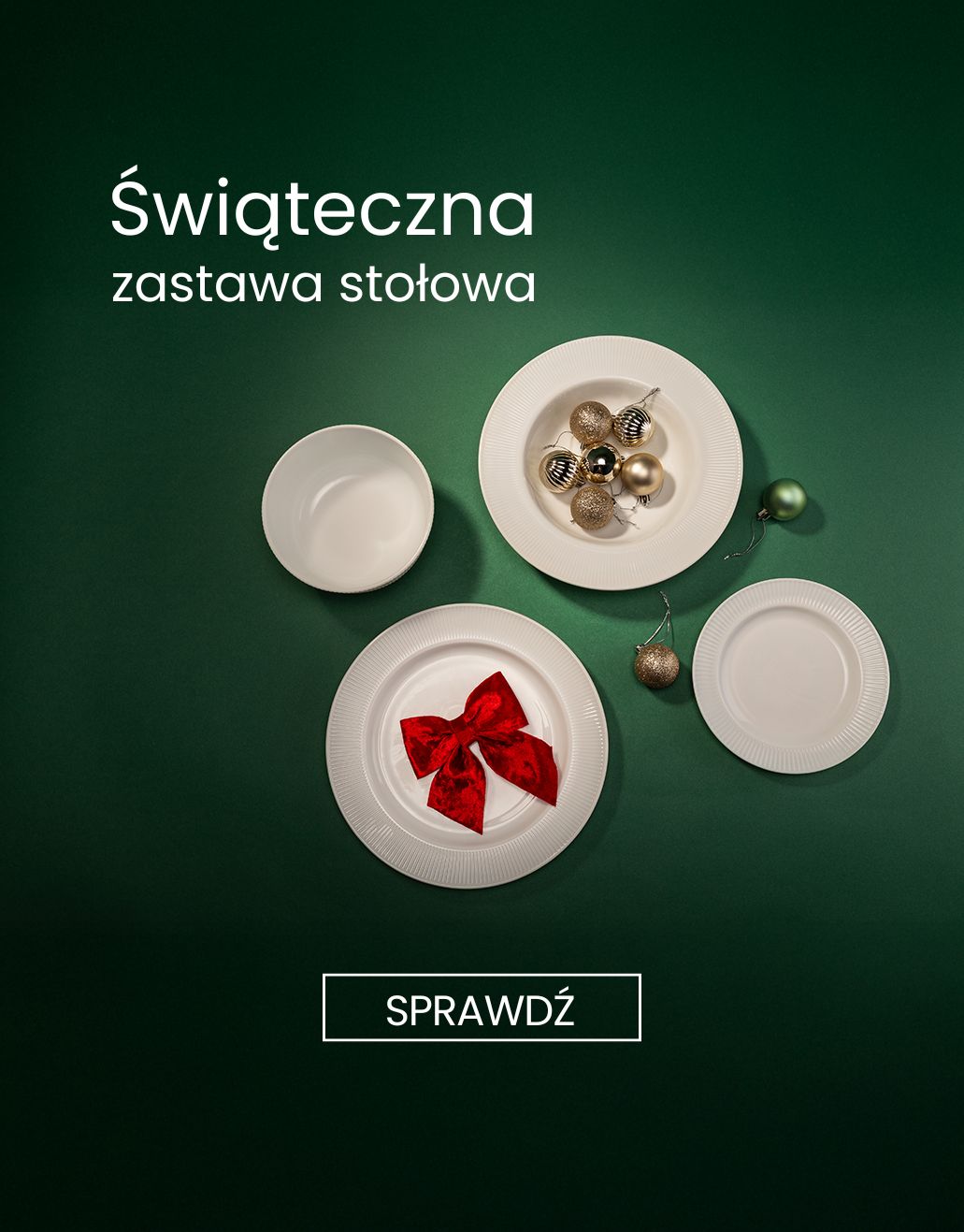 świąteczna zastawa stołowa